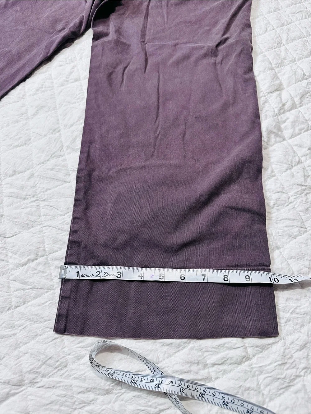 J. Crew Women’s capri pants Elastic-Waist Wide-Leg size M